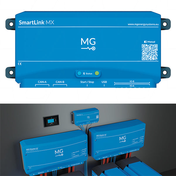 MG Energy MGSLMX Professional Power Cell High-Capacity Energy Storage, Advanced Thermal Management, Quick-Connect Terminals, Multi-Stage Protection