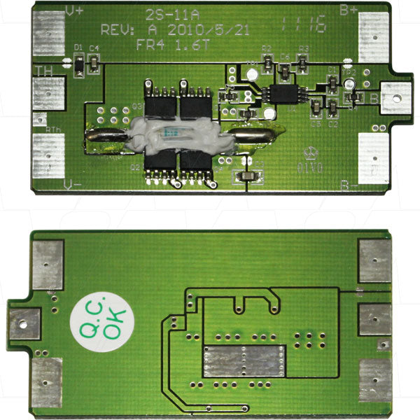 Enepower MIPCM-2SXP9A Professional 2S Li-Ion Protection Circuit Module - Overcurrent, Overcharge & Overdischarge Safety