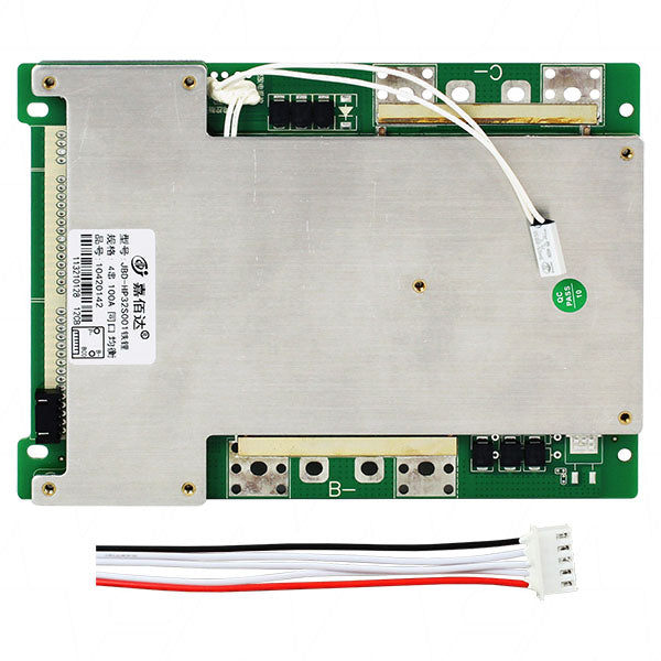 Enepower MIPCM-4S100A-LFP-01 Advanced 4S LiFePO4 Smart Battery Protection Module for Industrial Applications, 100A