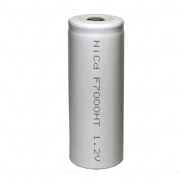 IONIX NC-F7000HT NiCd Emergency Lighting Battery 7Ah Capacity, 1.2V, F-Size, Quick-Response Power for Mission-Critical Applications