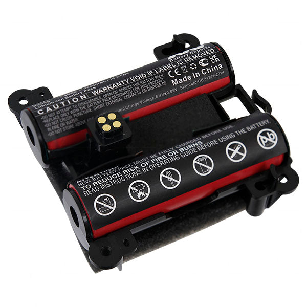 MI Battery Experts PAB-745531-0010-BP1 7.4V 3.6Ah Lithium-Ion Battery for Portable Audio, 19.2Wh, 134g, Pro-Grade Performance