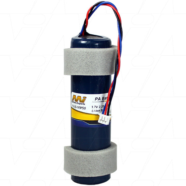 MI Battery Experts PAB-MM50-BP1 Professional 3.7V 2.3Ah Li-Ion Battery for Portable Audio & Video - 8.5Wh, 1S1P Config