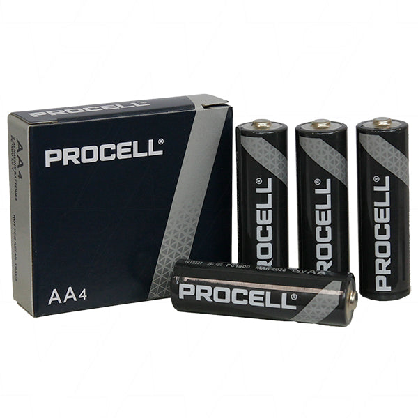 Procell PC1500-INNER AA Alkaline Battery Professional-Grade 1.5V Power for Critical Devices, 14.5x50.5mm
