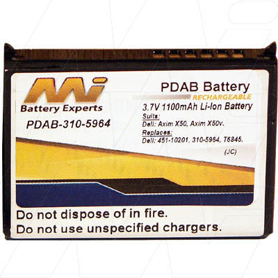 MI Battery Experts PDAB-310-5964 Lithium-Ion Laptop Battery - 3.7V, 1.1Ah, 4.1Wh, Ultra-Slim 6.5mm, Lightweight 25g