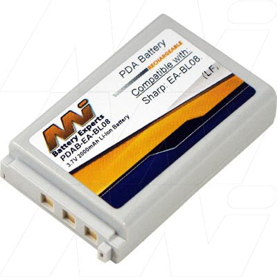 MI Battery Experts PDAB-EA-BL08 Lithium-Ion PDA Battery - 2Ah Capacity, 7.4Wh Output, Ultra-Light 36g, Professional-Grade