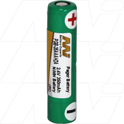 MI Battery Experts PGB-35AAAH2A NiMH Pager Battery - 2.4V 210mAh Professional-Grade Power for Critical Communications Systems