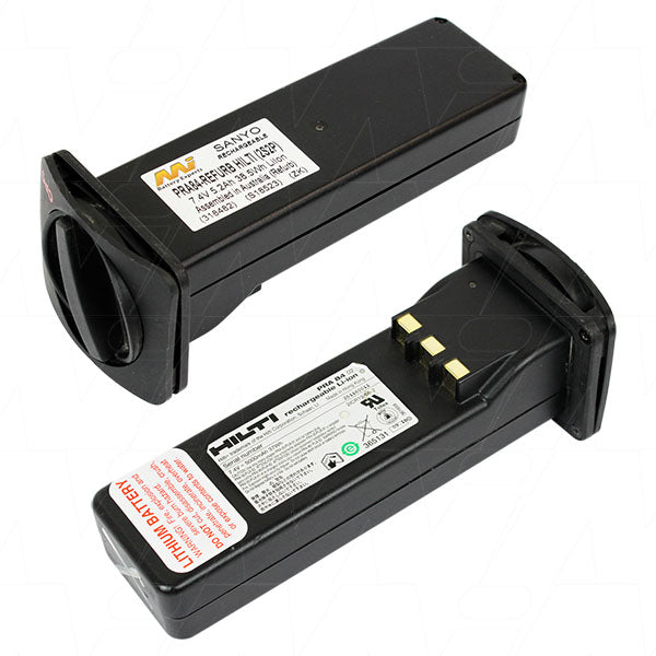MI Battery Experts PRA 84-REFURB 7.4V 5.2Ah Lithium-Ion Battery for Survey Equipment - Professional-Grade Power, 38.5Wh Capacity