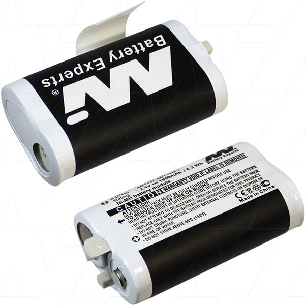 Professional NiMH Camcorder Battery MI Battery Experts RB-ABT1W-BP1 - 2.4V, 1.8Ah, 4.3Wh, Compact 55g Design for Extended Recording