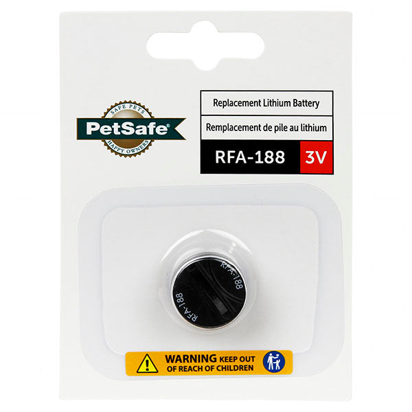 PetSafe RFA-188 3V Lithium Battery for Pet Collars - 150mAh, Long-Lasting Power for Training & Containment Systems