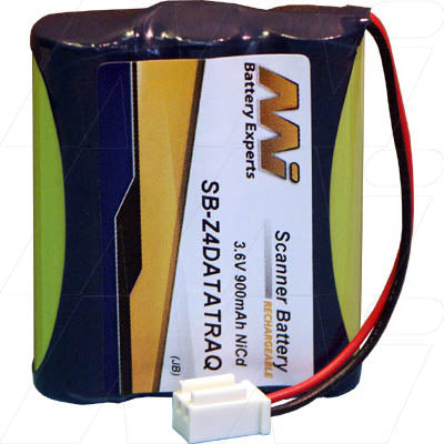 MI Battery Experts SB-Z4DATATRAQ NiCd 3.6V 900mAh Battery Pack for Mobile Printers - Compact, Reliable Power for On-the-Go Printing
