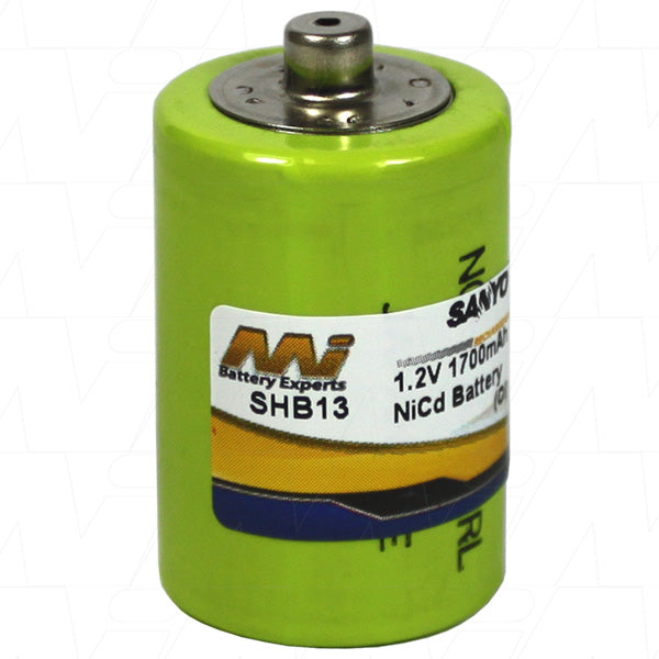MI Battery Experts SHB13 NiCd 1.2V 1.7Ah Replacement Battery for Personal Care Devices - Professional-Grade Power