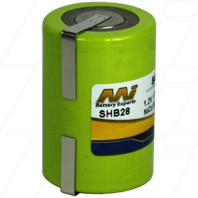 MI Battery Experts SHB28 NiCd 4/5SC 1.2V 1.7Ah Battery for Professional Cordless Grooming Tools - Compact, Reliable Power