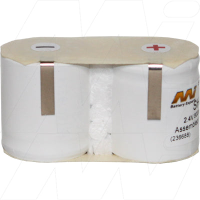 MI Battery Experts SHB7 Professional 2.4V 700mAh NiCd Battery Pack for Cordless Grooming Tools - Long-Lasting Power