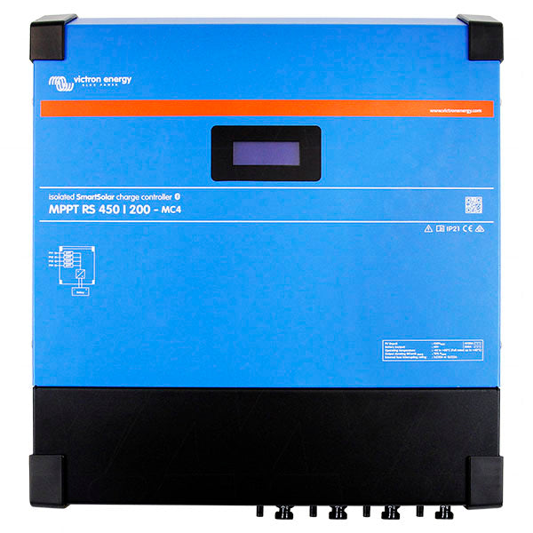 Victron Energy SmartSolar MPPT RS 450/200-MC4 Professional Solar Charge Controller, 200A, 450V Max, MC4 Connectors