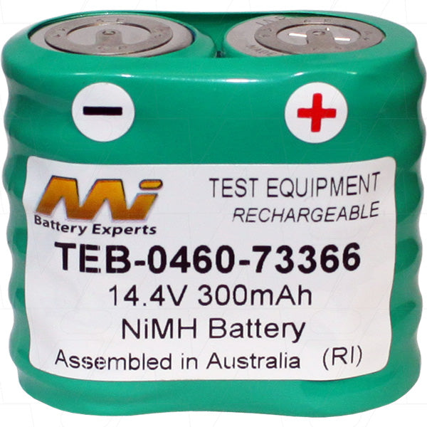 Professional-Grade NiMH Test Equipment Battery MI Battery Experts TEB-0460-73366 14.4V 300mAh for Precision Instruments
