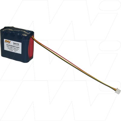 MI Battery Experts TEB-BS14.4Li 14.8V 4.8Ah Lithium-Ion Test Equipment Battery - 77Wh Capacity, Compact 36x68mm, 380g