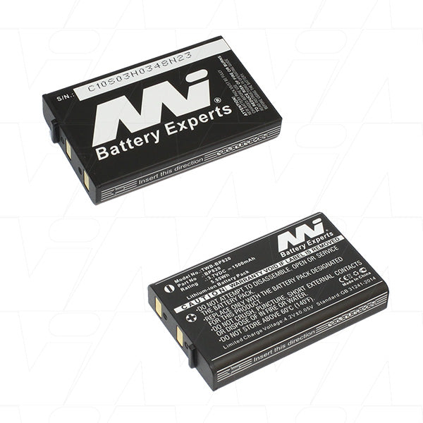 TWB-BP820 Professional Two-Way Radio Battery 5.5Wh Li-Ion, 1.5Ah, 3.7V, 34g Lightweight, Extended Runtime