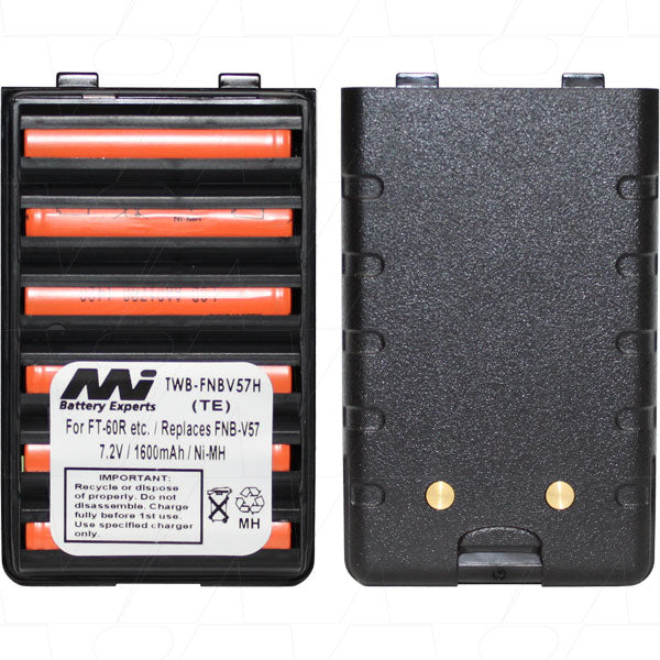 TWB-FNBV57H 7.2V 2Ah NiMH Two-Way Radio Battery Professional-Grade Power for Extended Communication