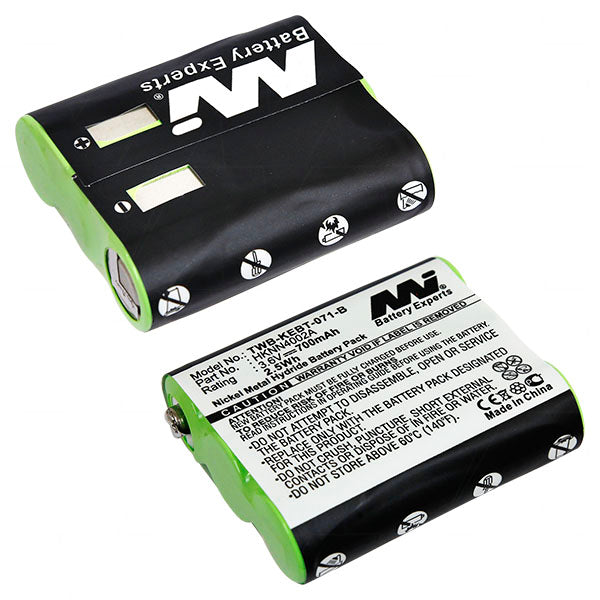 Professional-Grade TWB-KEBT-071-B NiMH Two-Way Radio Battery 700mAh, 3.6V, 85g, Extended Talk Time for Security & Event Comms