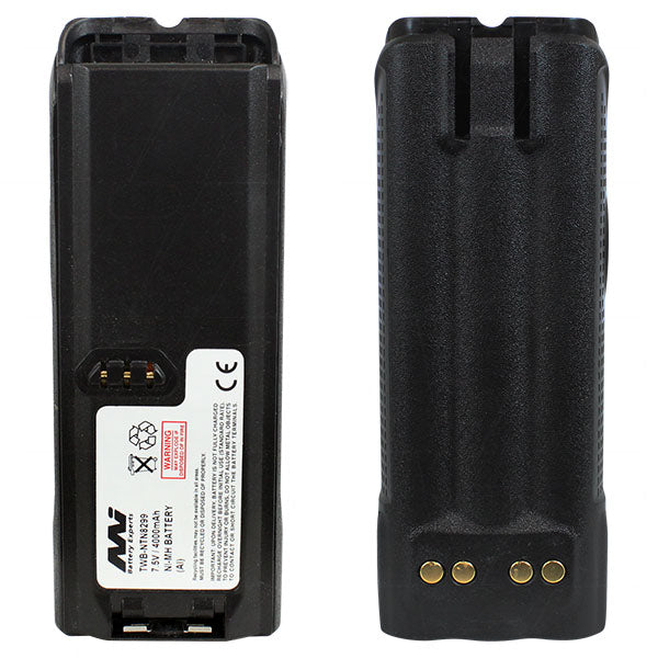 TWB-NTN8299 Professional NiMH Two-Way Radio Battery 4Ah, 7.5V, 30Wh - Long-Lasting Power for Security & Emergency Comms