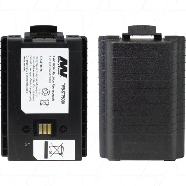 TWB-STP8000 Pro Two-Way Radio Battery 7.4V, 1.88Ah Li-Ion, 13.9Wh, 90g, for Security & Emergency Comms