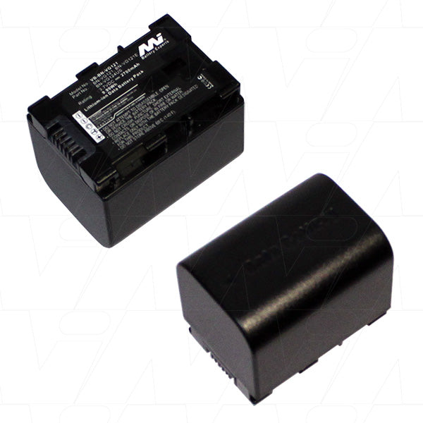 Professional-Grade VB-BN-VG121-BP1 Lithium-Ion Camcorder Battery - 2.7Ah, 10.0Wh, 3.7V, 65g - Long-Lasting Power for Video Pros