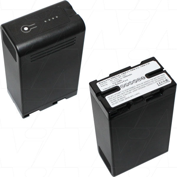 MI Battery Experts VB-BP-U90 Professional 112.3Wh Lithium-Ion Video Camera Battery - 14.4V, 7.8Ah, 598g - For Extended Shoots