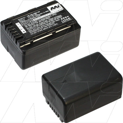 Professional-Grade VB-VW-VBK180-BP1 Lithium-Ion Camcorder Battery - 3.7V, 1.5Ah, 5.5Wh, 42g - Long-Lasting Power for Video Pros