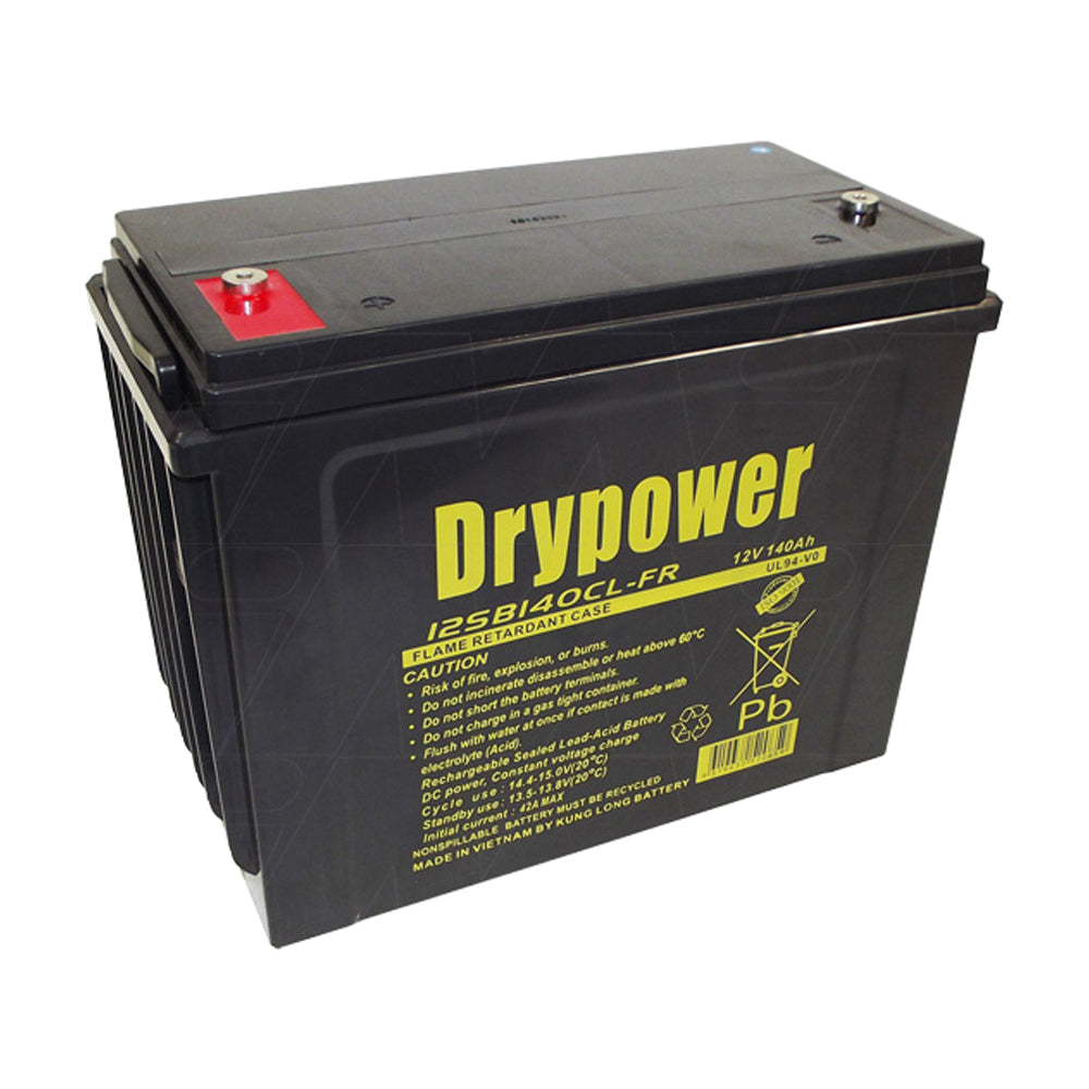 12V 141Ah SLA Battery (Flame Retardent Case)