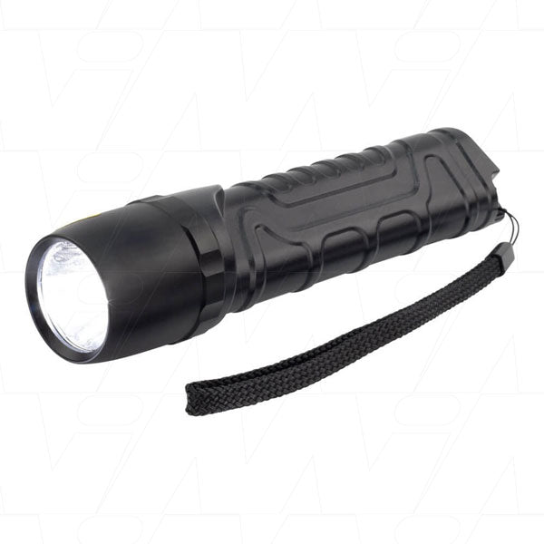 M900P Tactical 10W 930 Lumen LED torch with 4xAA alkaline