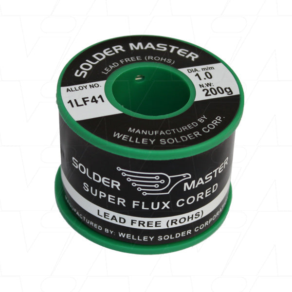 Solder Wire Roll 200g Lead Free Super Flux Cored 1mm Diameter