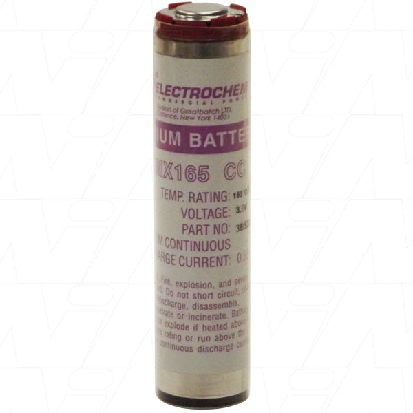 3B5200 CC size Electrochem High Rate Lithium Sulfuryl Choride Cell PMX165 Series
