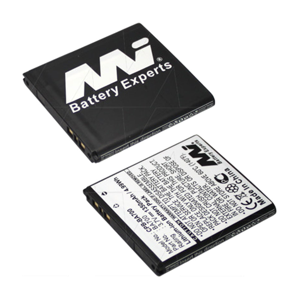 3.7V 1500mAh LiIon Mobile Phone battery suit. for Sony-Ericsson