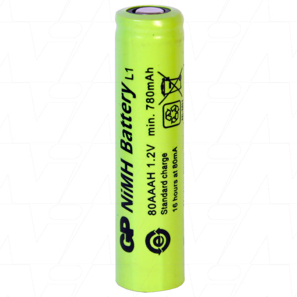 1.2V 800mAh AAA Ind. NiMH Cell