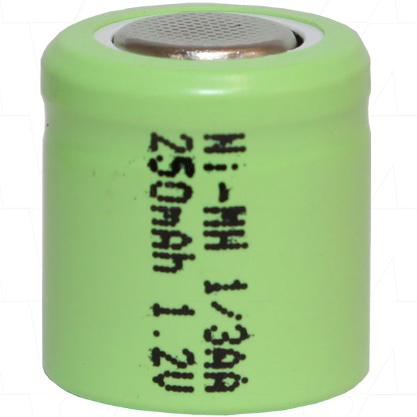 1.2V 250mAh 1/3AA Ind. NiMH Cell