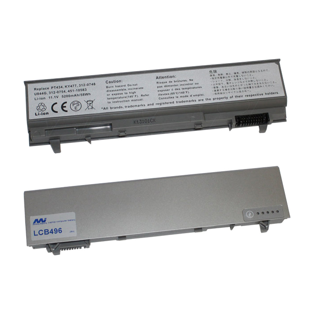 11.1V 58Wh - 5200mAh LiIon Laptop battery suit. for Dell