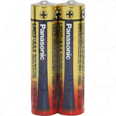 Panasonic LR03XW Industrial Grade AAA size Alkaline Battery