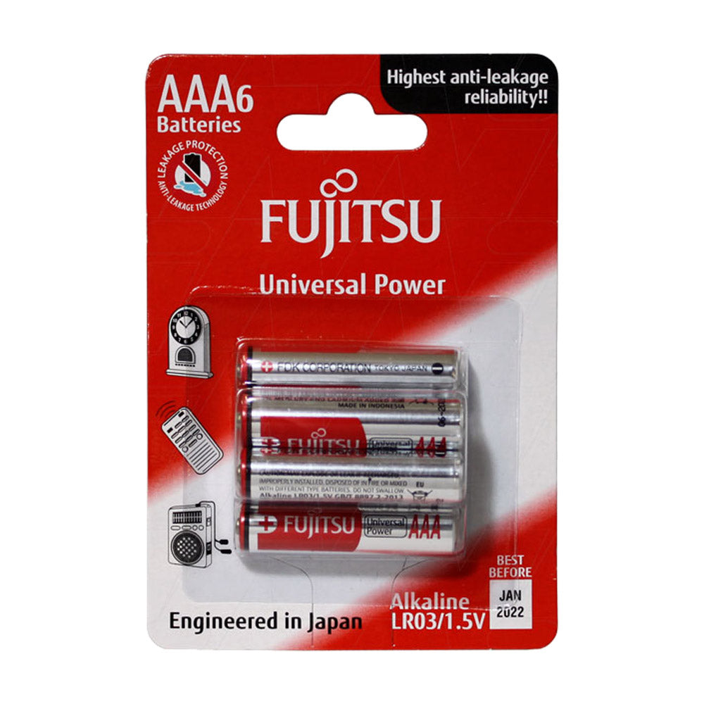 Fujitsu Universal Power LR03 AAA size alkaline battery