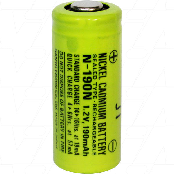 1.2V 190mAh NiCd N Standard