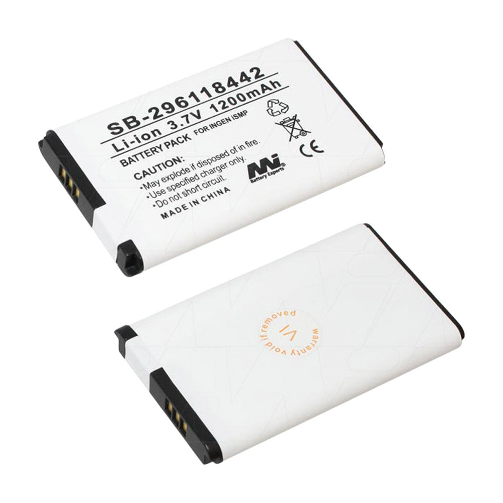 3.7V 1200mAh LiIon Scanner battery