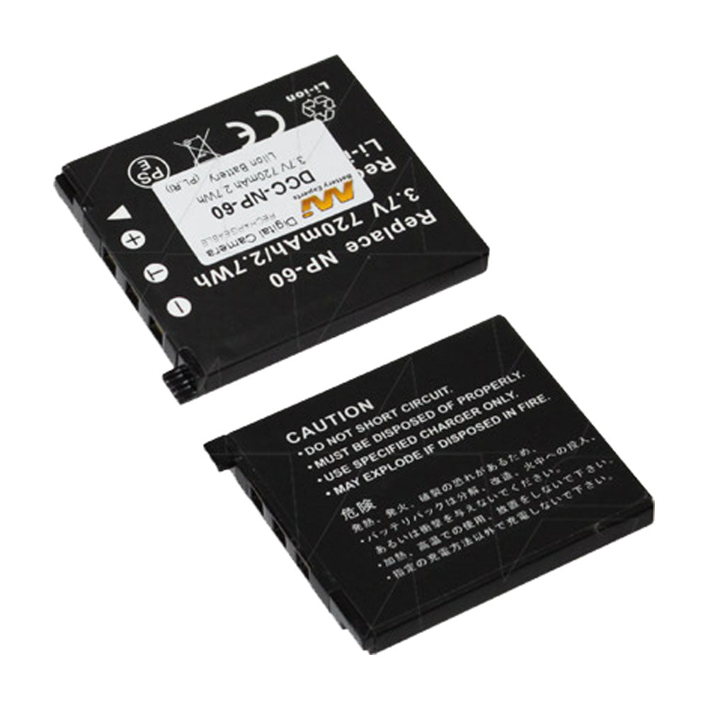 3.7V 560mAh LiIon Digital Camera battery suit. for Casio