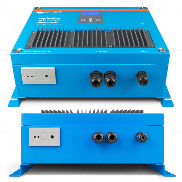 24V 30A Skylla IP44 SLA-LiFePO4 Triple Outpu Charger with M6