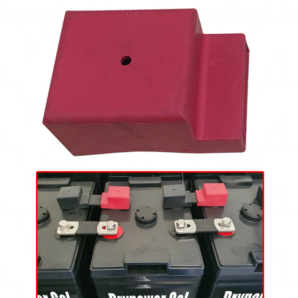 Drypower 03060027R RED Professional Battery Connector - Precision-Engineered for 12PLG215TS Gel Systems, Secure Terminal Connection