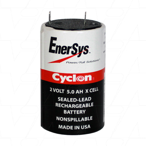 EnerSys 0800-0004 2V 5Ah Sealed Lead Battery Medical-Grade Power for Patient Monitors & Diagnostic Equipment