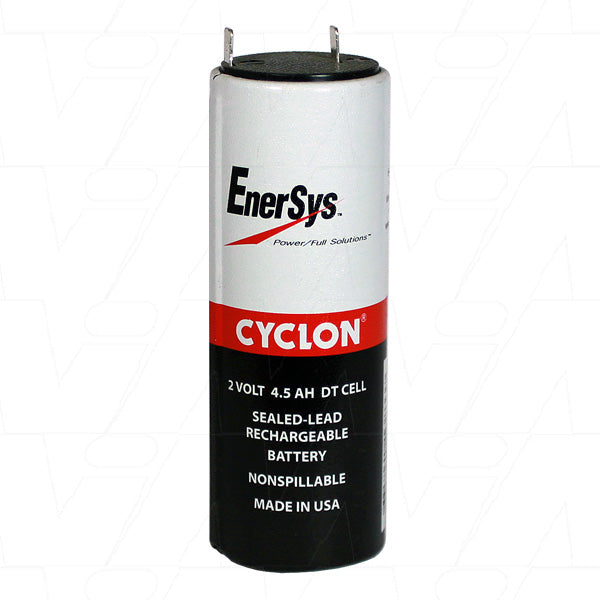 EnerSys 0860-0004 2V Sealed Lead Battery - Medical-Grade TALL D Cell for Critical Equipment - 4.5Ah Capacity