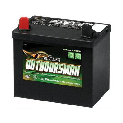 Deka Outdoorsman 10U1L Lawn Mower Battery - High Cranking Power, Vibration Resistant, 18-Month Warranty, Made in USA  
