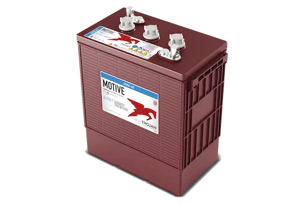 Trojan J305G-AC 6V 315Ah Deep Cycle Battery | EUTR Terminals | 40kg Industrial Power | 350Ah @100hr | Euro-Compatible