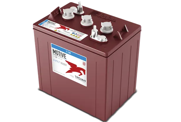 Trojan T-105 6V 225AH Deep Cycle Battery - Premium Flooded Lead Acid for Golf Carts & Renewable Energy (ELPT Terminals, 28kg)
