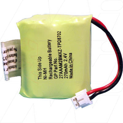 MI Battery Experts BTB-33AAAM2BMXZ NiMH Bluetooth Battery 2.4V 210mAh for Wireless Headsets & Speakers