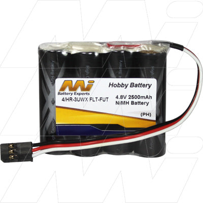 Sanyo 4/HR-3UWX FLT-FUT 4.8V 2500mAh NiMH RC Transmitter Battery Pack - Professional-Grade Power for Remote Control